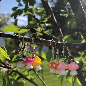 Mushroom Earrings